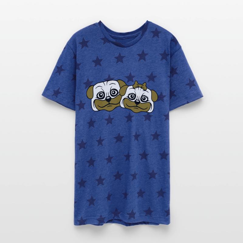 2 Dog Pug Man Woman Couple Two Love Valentines Day