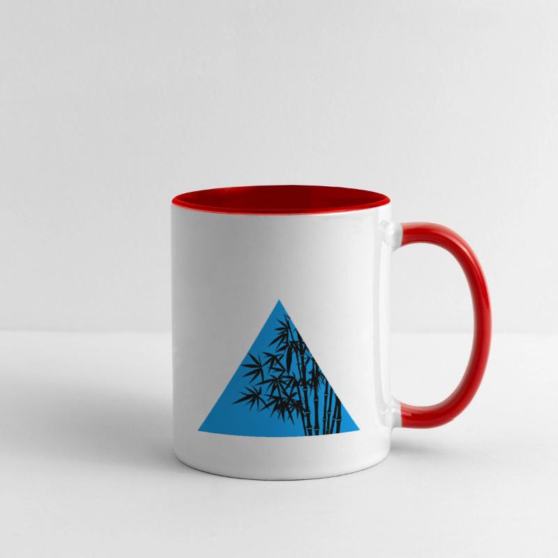 A Blue Triangle and Bamboo