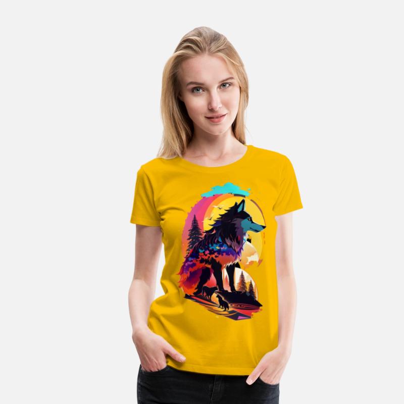 Amazing tshirt Wolf Design