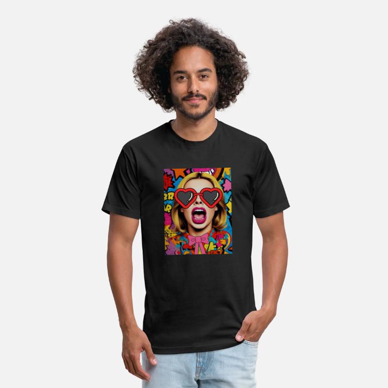 Artfully Designed Pop Art T-Shirt