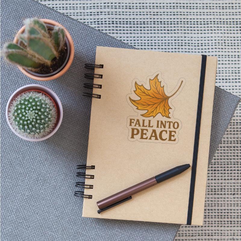Autumn Leaf Peace Illustration