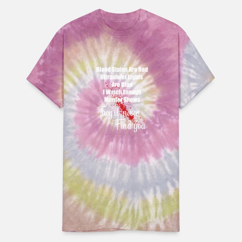 Blood Stains Are Red Ultraviolet Lights Are Blue