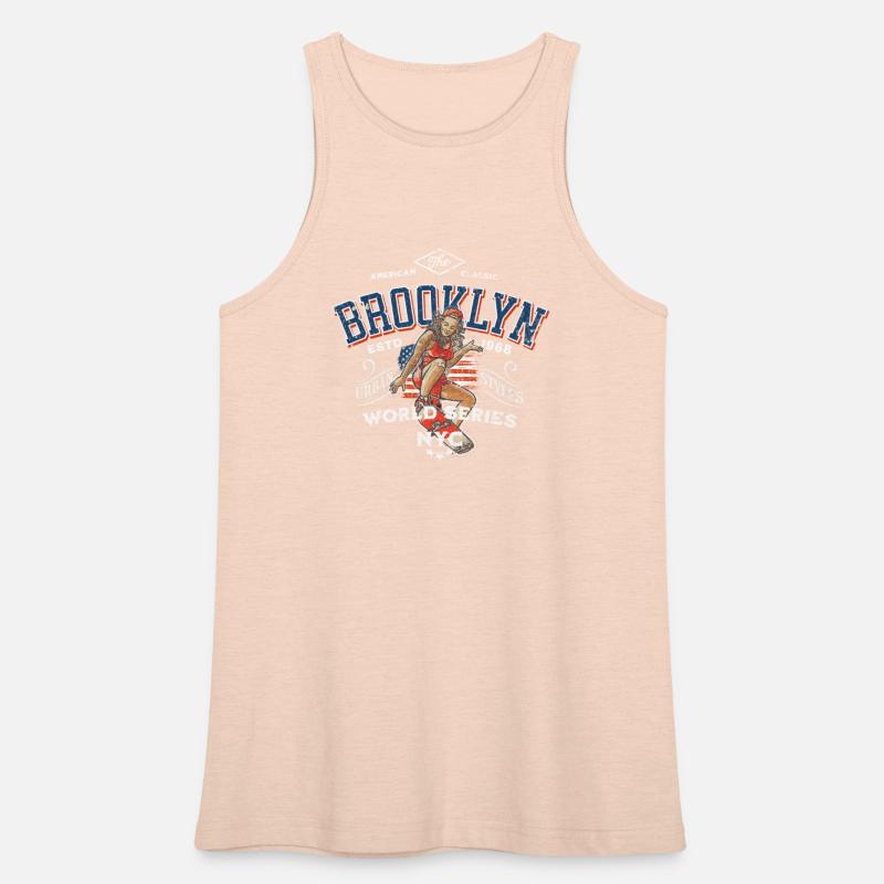 Brooklyn Skateboard Girl Vintage Design