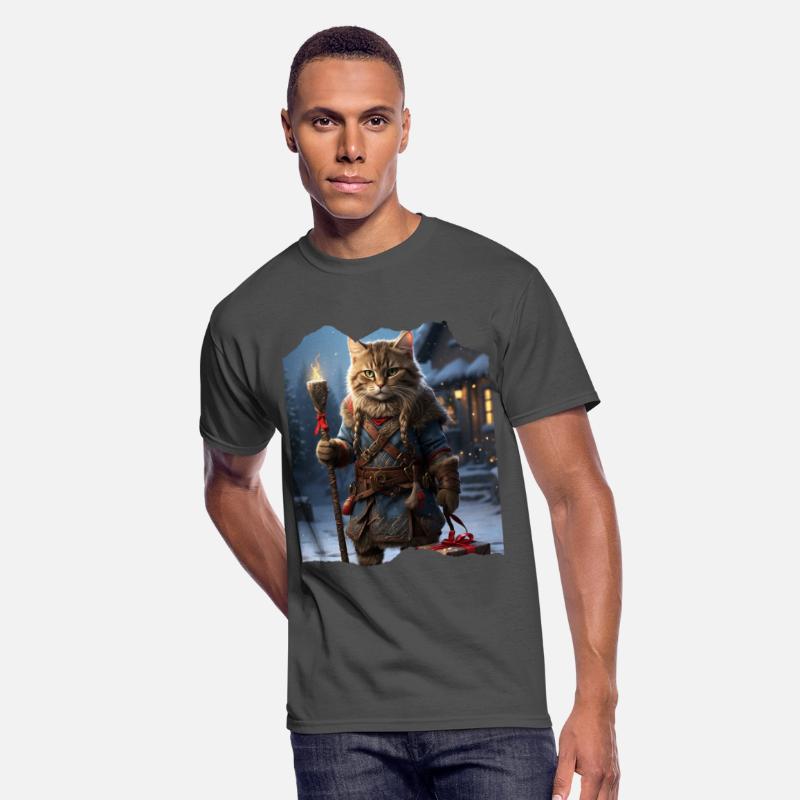 Christmas Viking cat