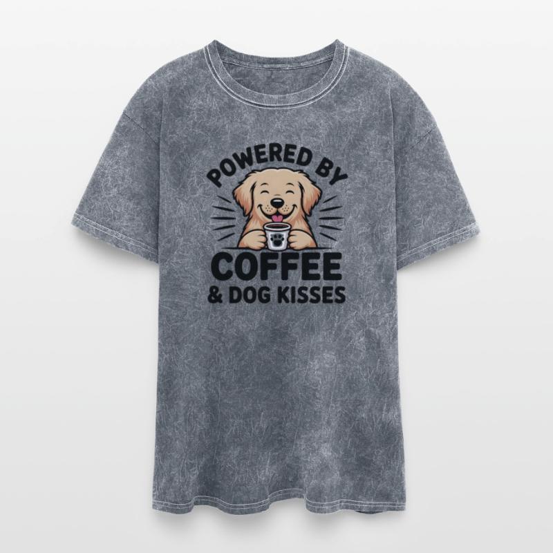 Coffee Loving Dog Illustration