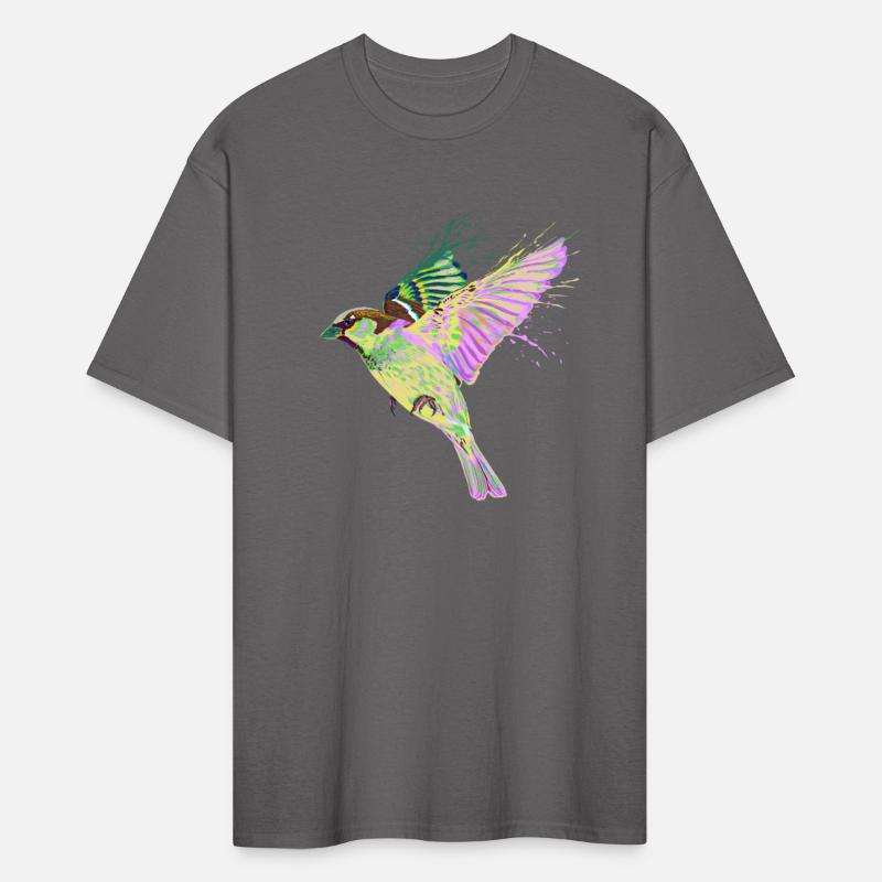 Colorful Splash Flying Bird Sparrow
