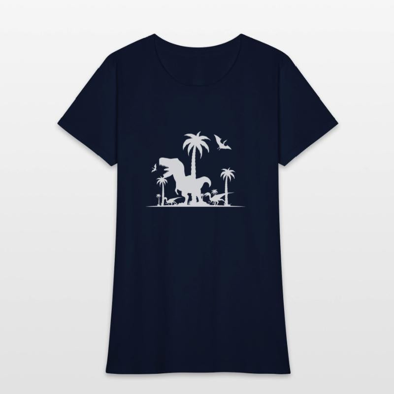 Dinosaur T-Rex in the Jungle