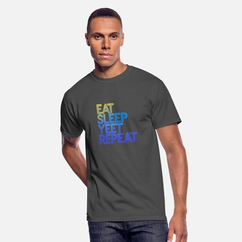 Eat Sleep Yeet Repeat Colorful Motivational Words