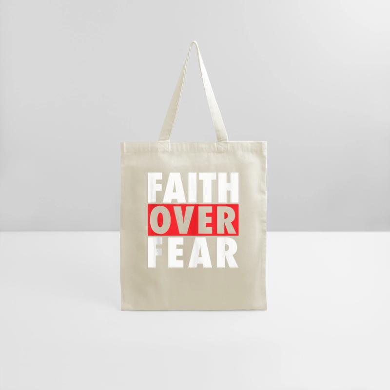 Faith Over Fear Inspirational Pro Christian