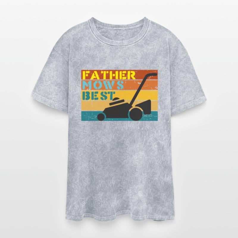 Funny lawn mower cool father mows best fathers day