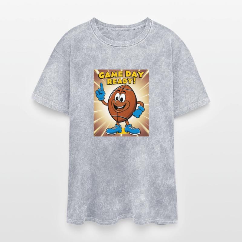 Game Day Ready – Retro Cartoon Football Character