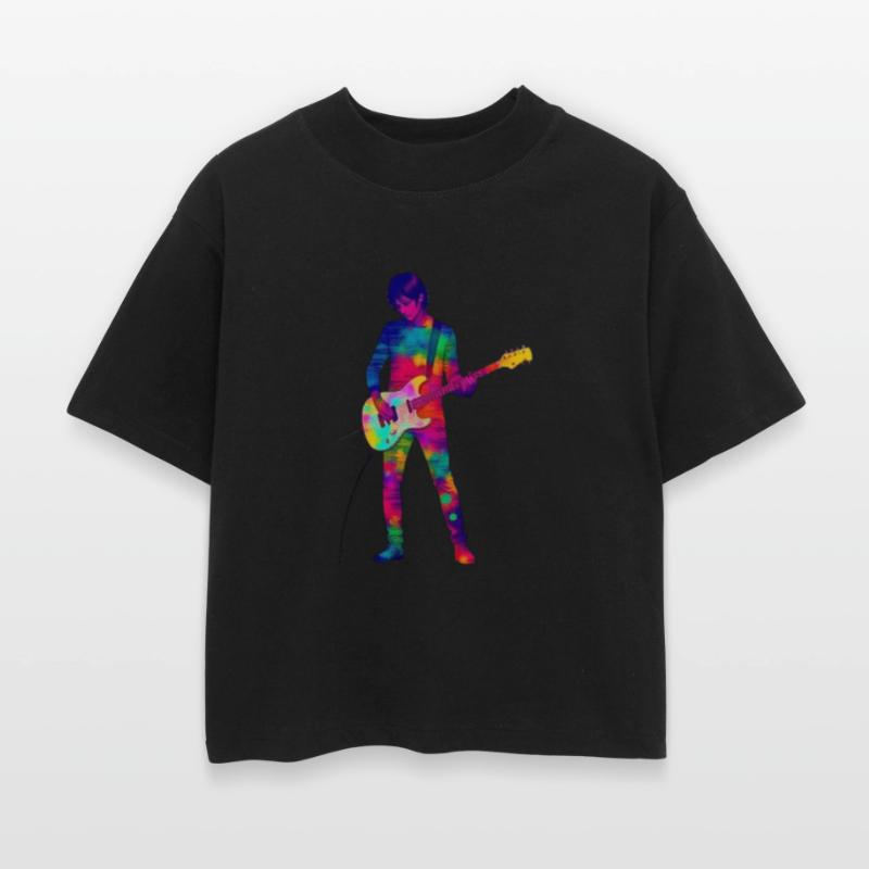 Guitarist playing electric guitar