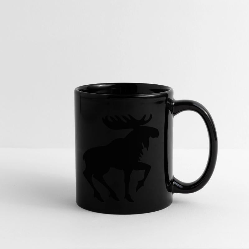 Heraldic Moose Silhouette – Medieval Animal Symbol