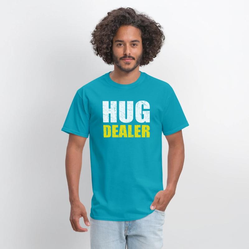 Hug Dealer Cool Grungy Text