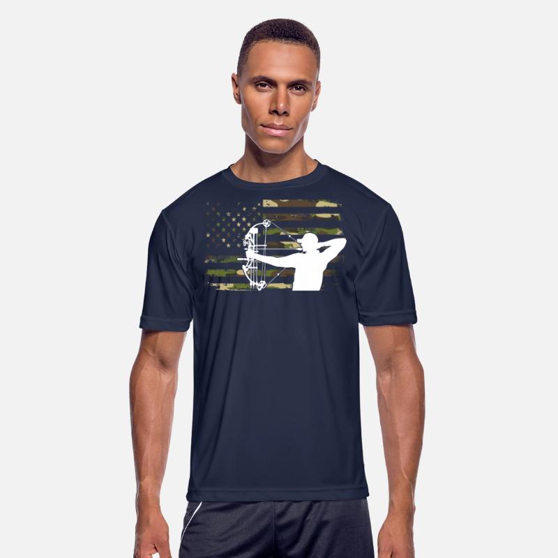 Hunting Archer American Flag