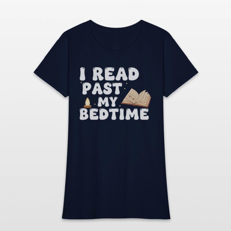 I Read Past My Bedtime Book Lover Shirt