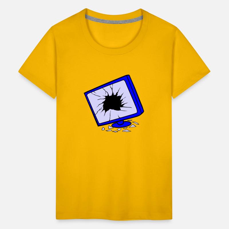 Illustration Logo – Broken Monitor