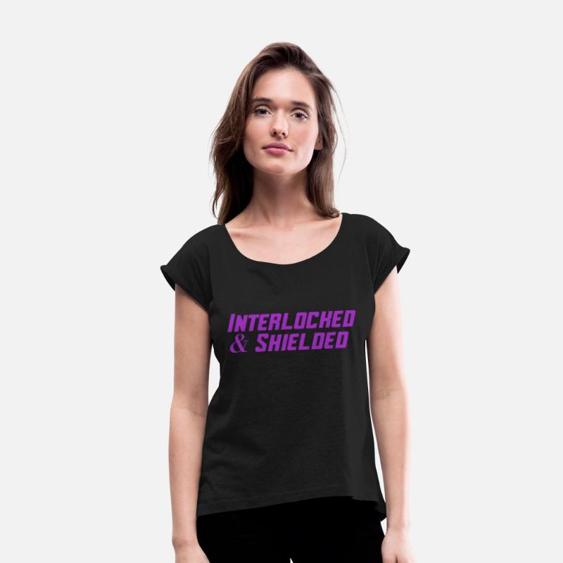 INTERLOCKED & SHIELDED - PURPLE DESIGN