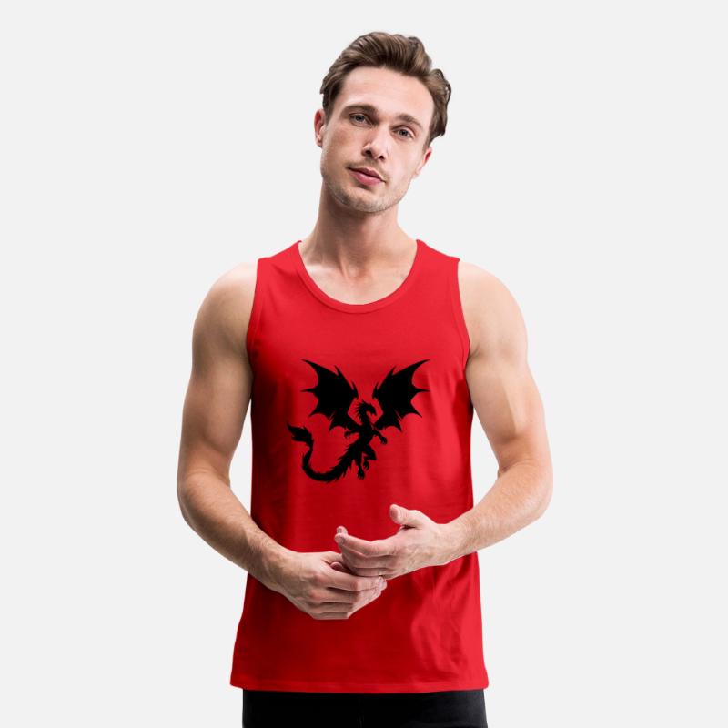 Large Flying Dragon With Huge Wings