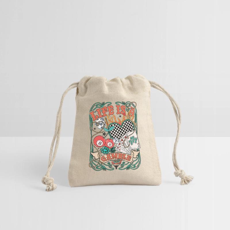 Life Is A Gamble Retro Poker Player