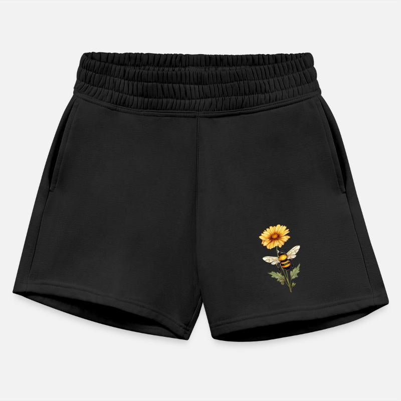 little bee on the sunflower