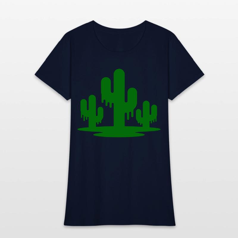 Melting Cactus Trio Vector One Color