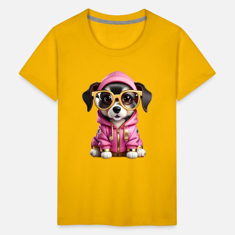 Pawsitively Chic: Glamour Pup in Pink & Gold