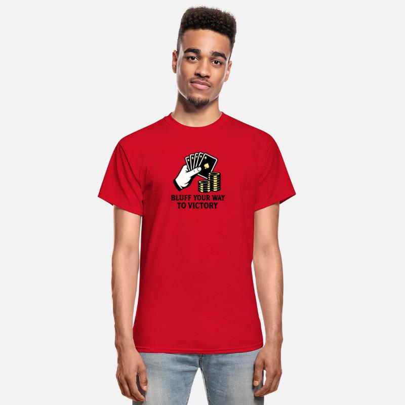 Poker Victory Bluff Casino Tee
