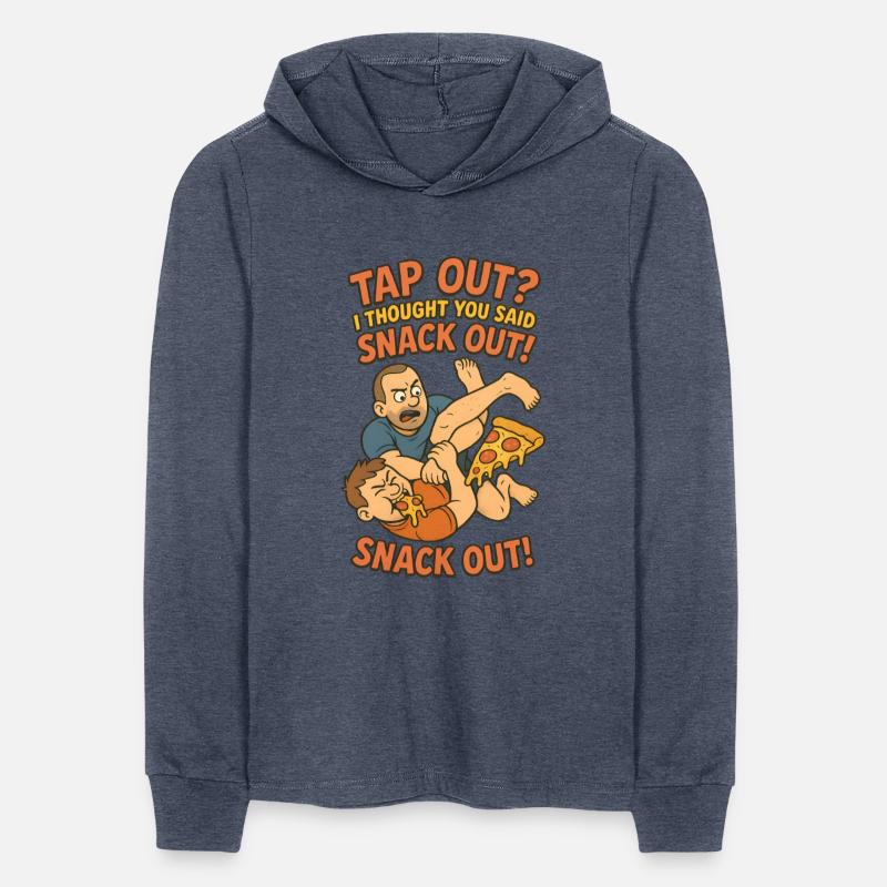 Snack Out Fight Funny Cool MMA Illustration