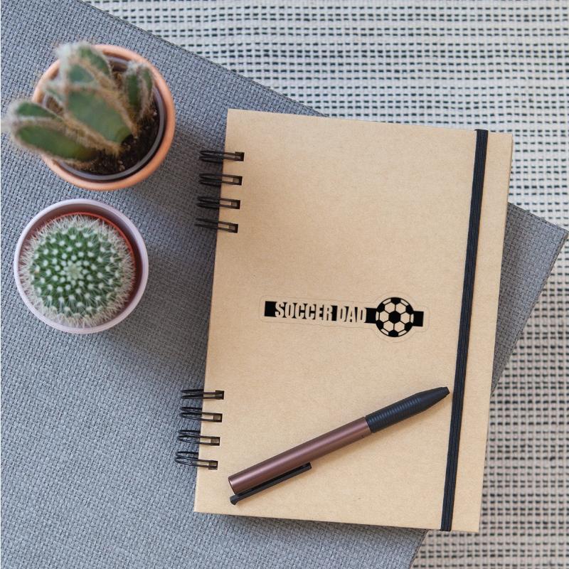 Stripe Soccer Dad Logo