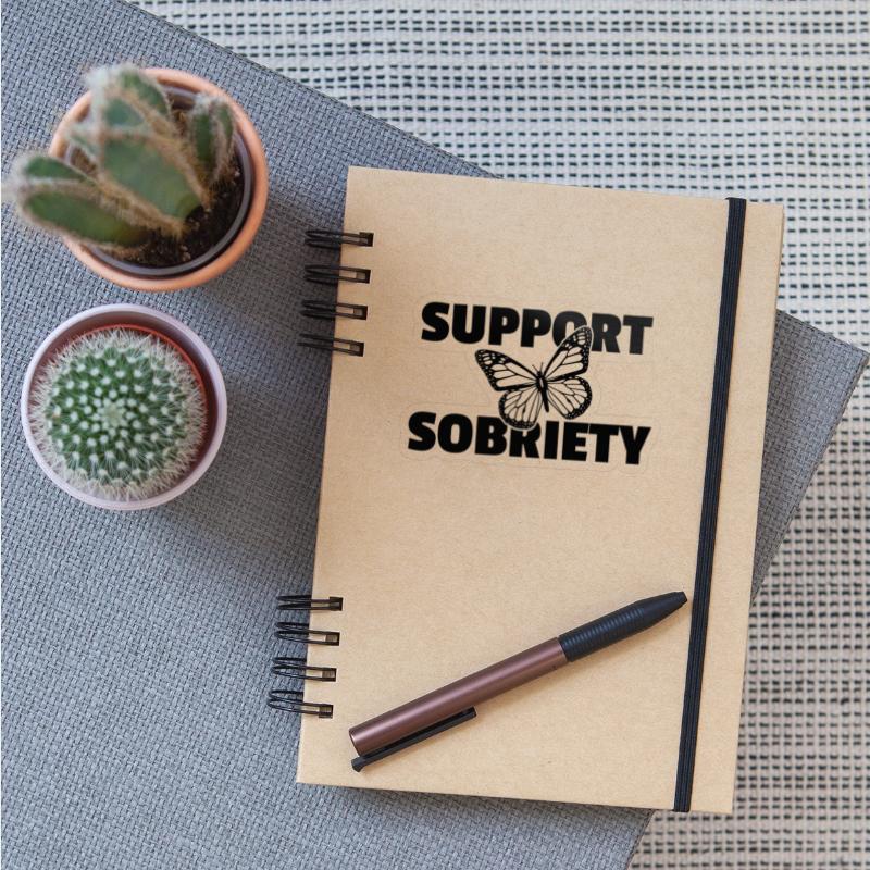 Support Sobriety Butterfly Alcoholics Aa Na Anonym