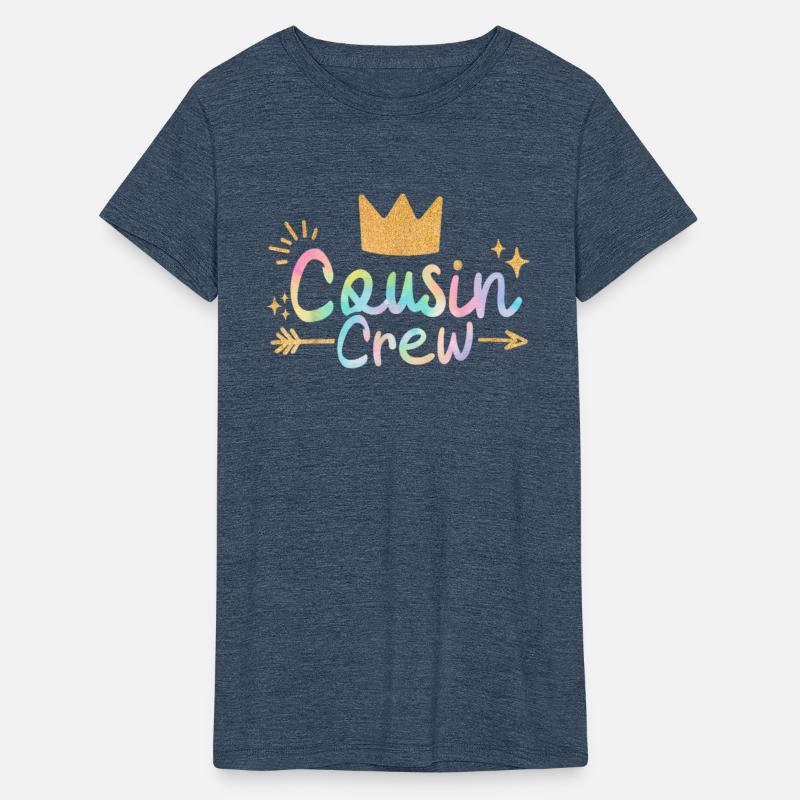 Tie Dye Cool Cousin Crew 2024 Arrow Crown Kids Tod