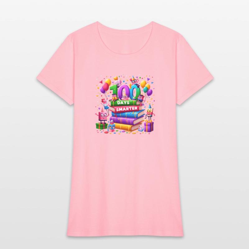 100 Days Smarter School Celebration T-Shirt