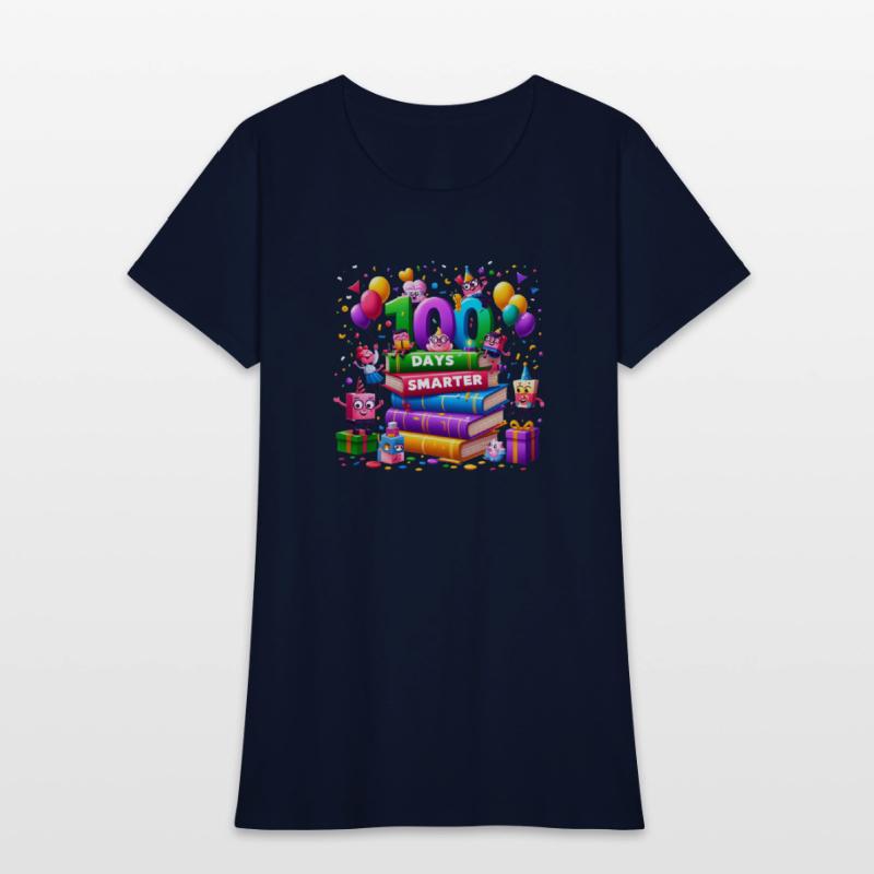 100 Days Smarter School Celebration T-Shirt
