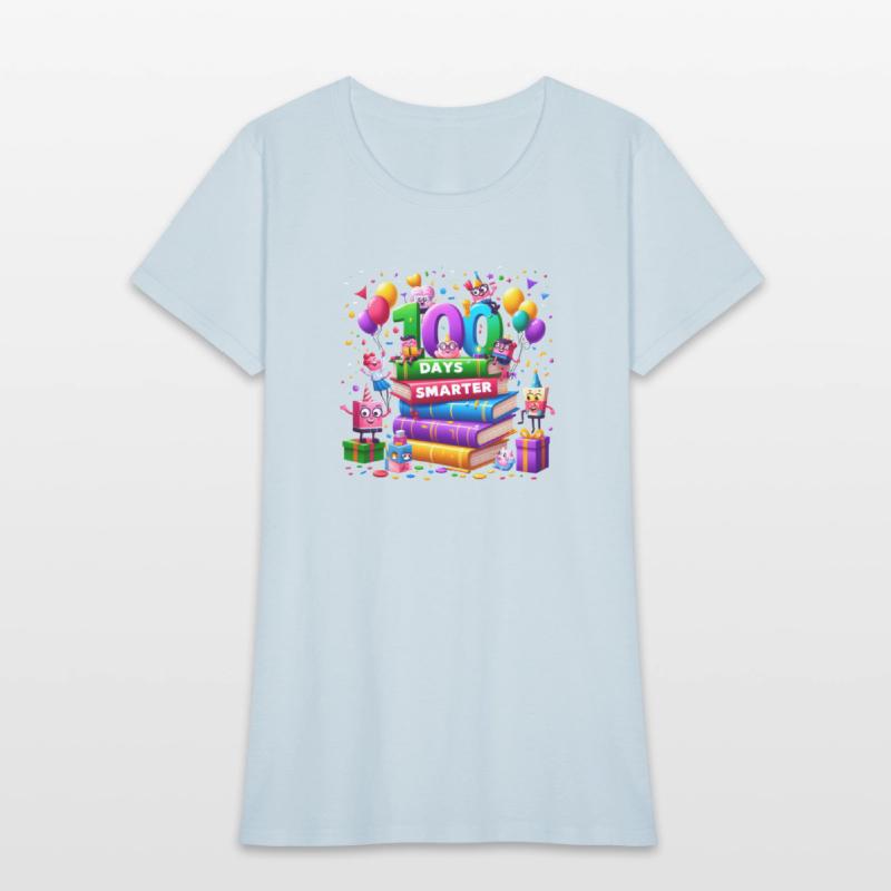 100 Days Smarter School Celebration T-Shirt