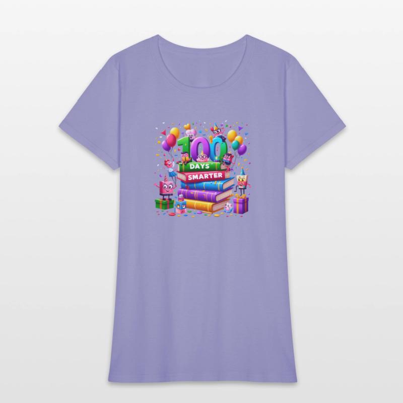 100 Days Smarter School Celebration T-Shirt