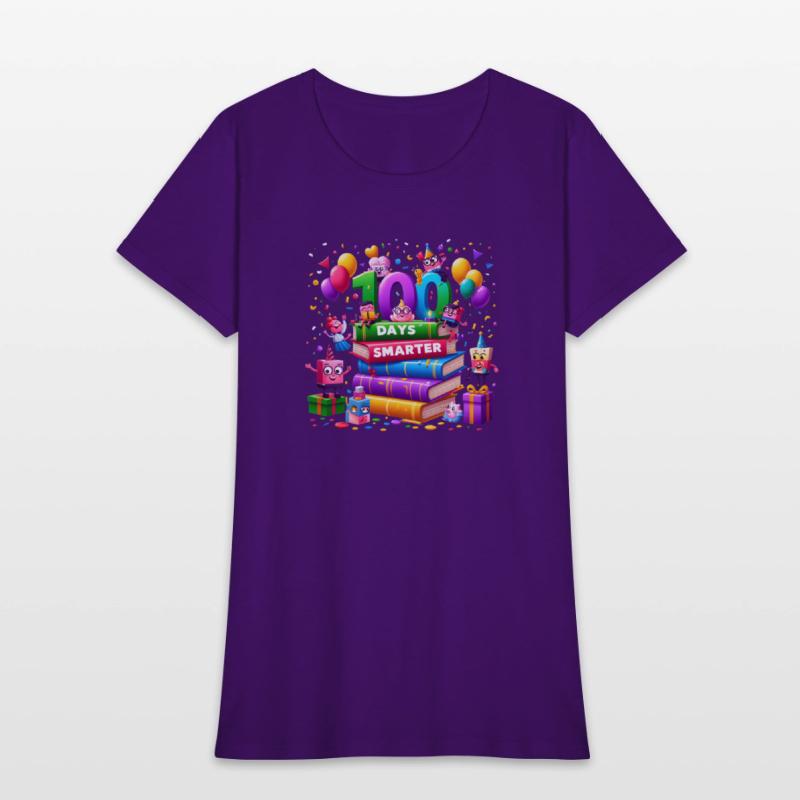 100 Days Smarter School Celebration T-Shirt