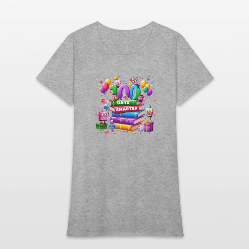 100 Days Smarter School Celebration T-Shirt