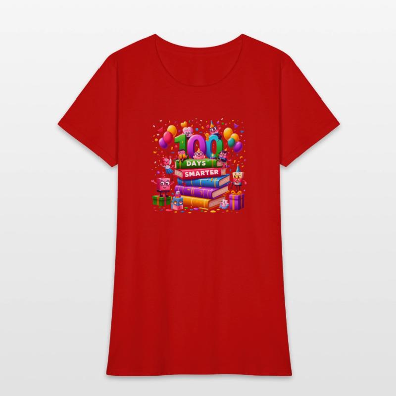 100 Days Smarter School Celebration T-Shirt