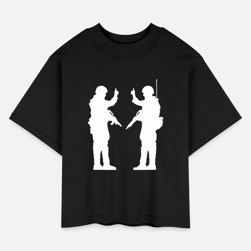 2 Soldiers Greeting War Team Crew Soldier Fighter