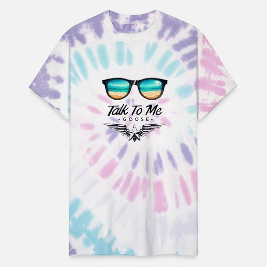 a beach scene reflected in the lenses