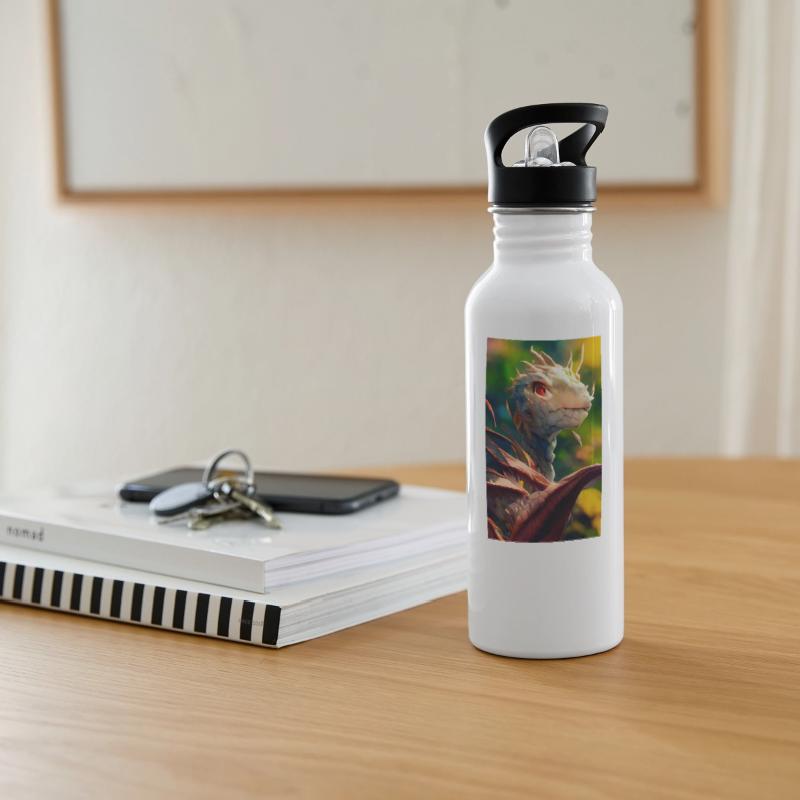 A fabulous mystical dragon in the jungle. A