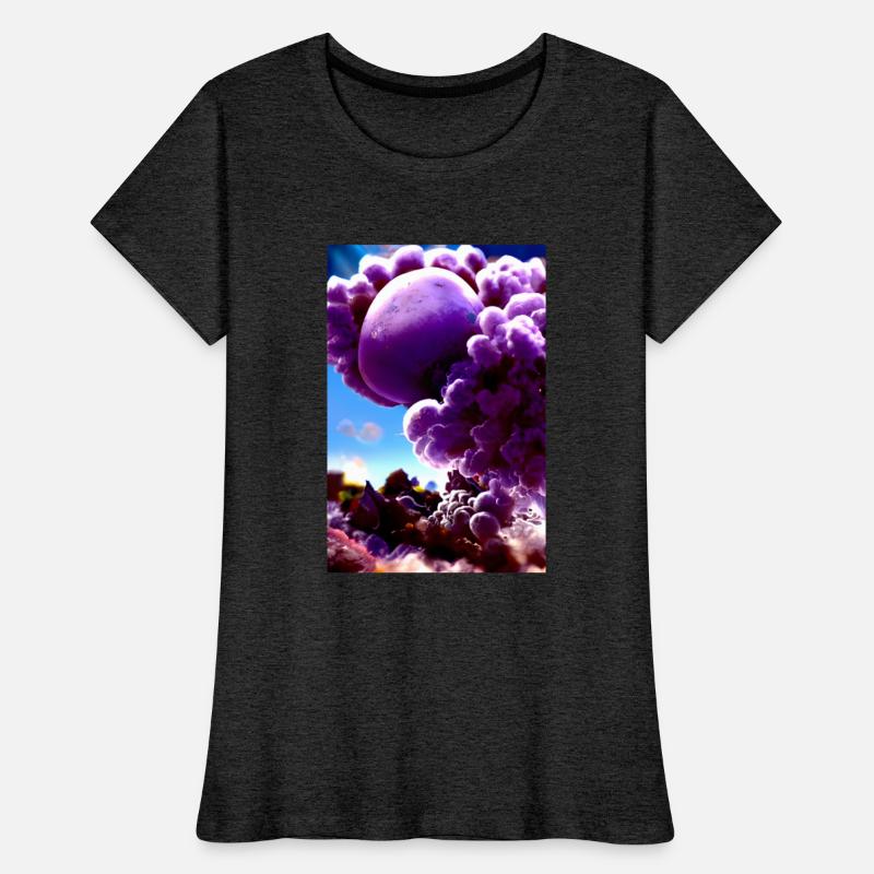 Above the clouds, A purple landscape