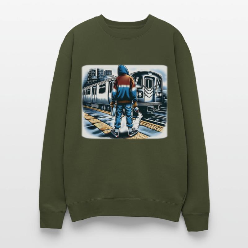 AI Teen at Outdoor Subway Layup Cloud Border