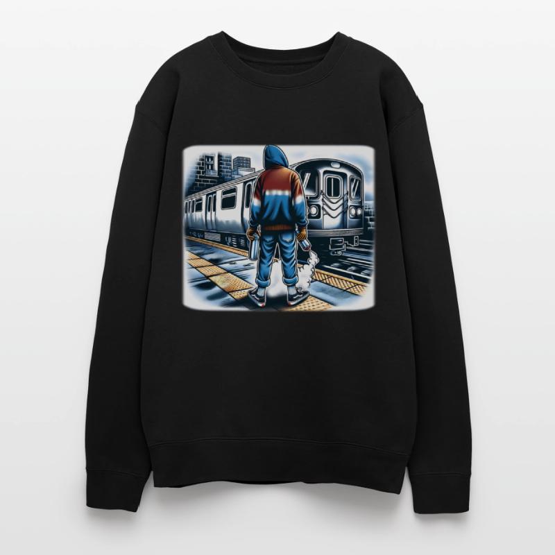 AI Teen at Outdoor Subway Layup Cloud Border