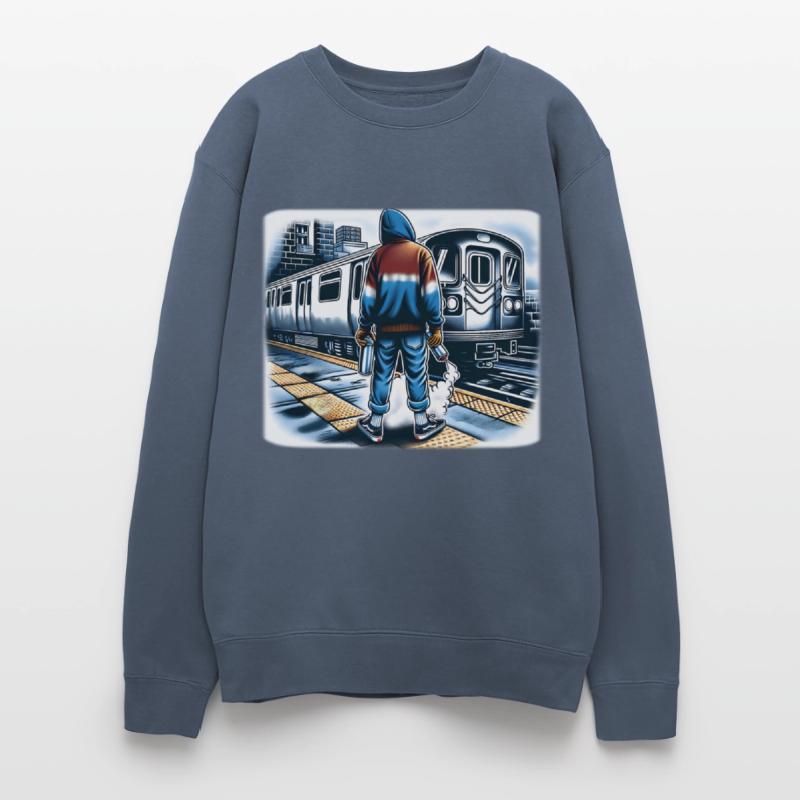 AI Teen at Outdoor Subway Layup Cloud Border