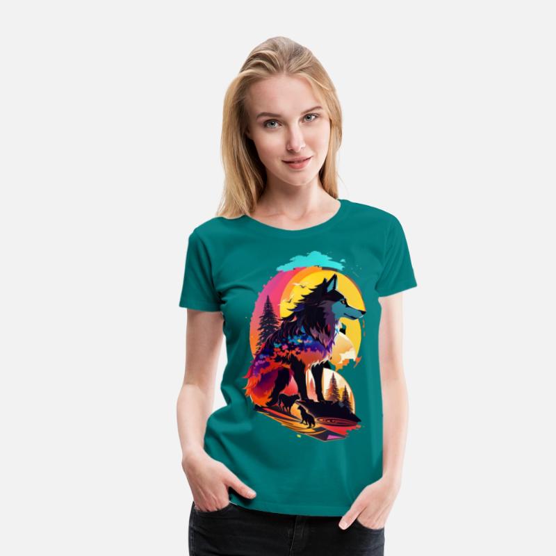 Amazing tshirt Wolf Design
