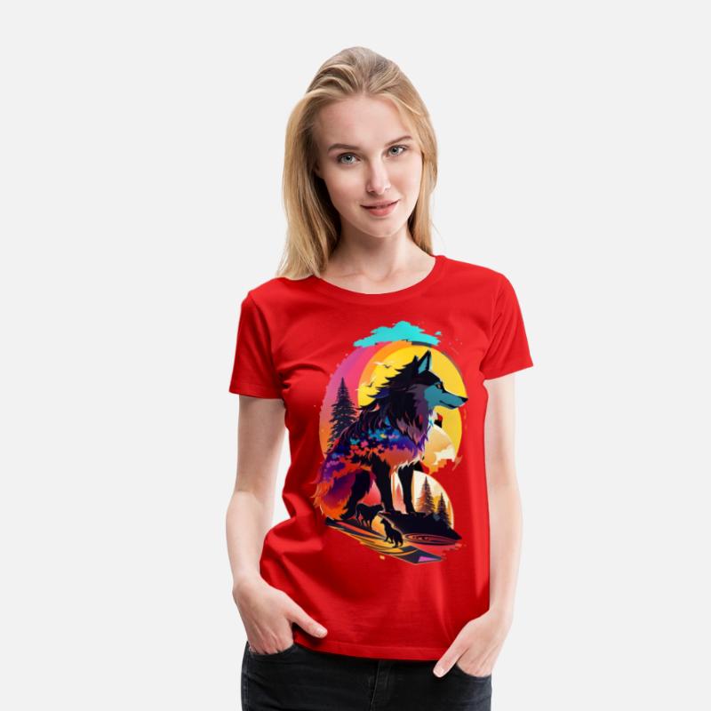 Amazing tshirt Wolf Design