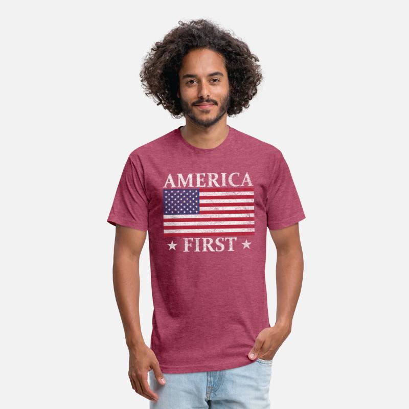 America First Usa American Flag Patriot Stars And