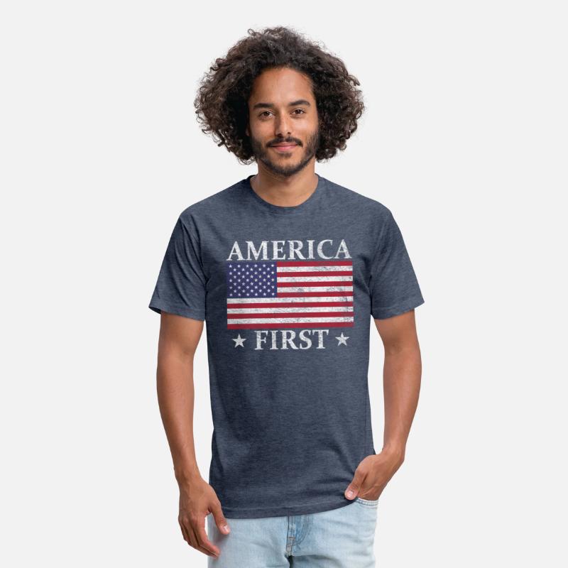 America First Usa American Flag Patriot Stars And
